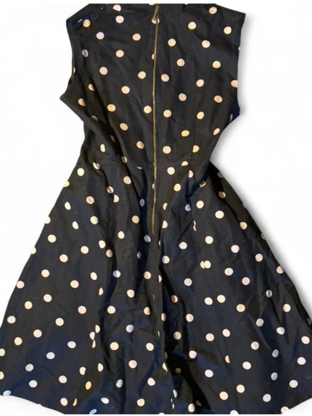 Kate Spade New York Polka Dot Fit & Flare Dress Size 14 - Picture 3 of 5